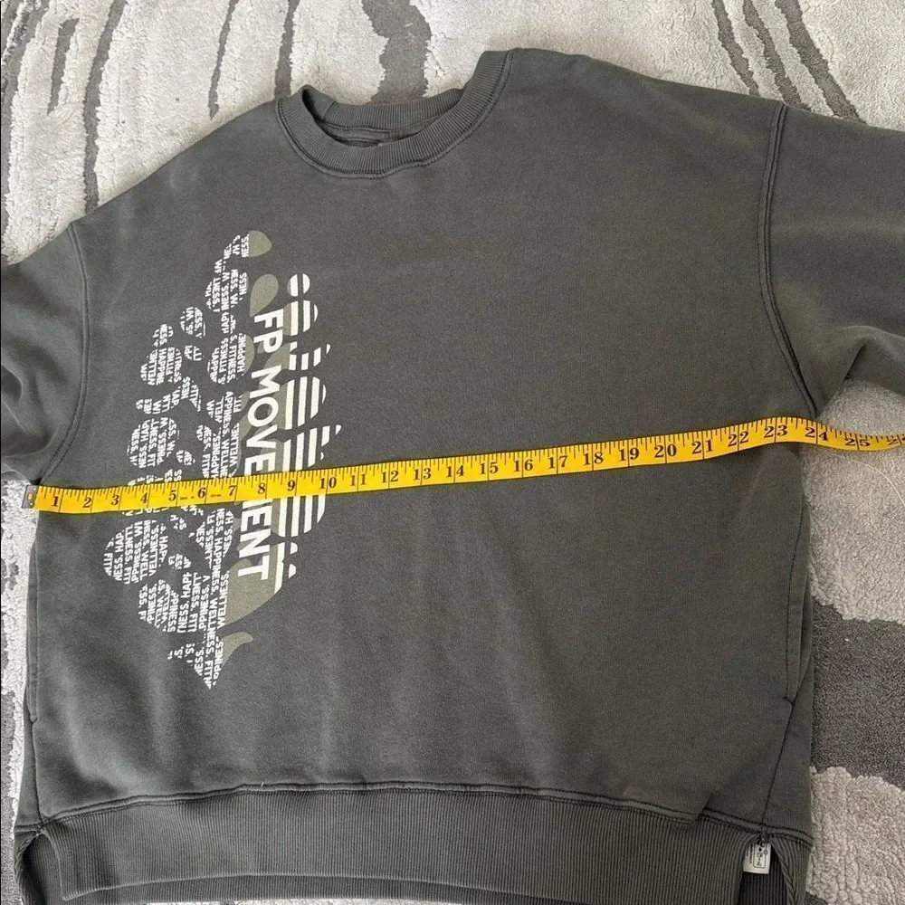 NWOT Free People Movement  All Star Buti Logo Pullover